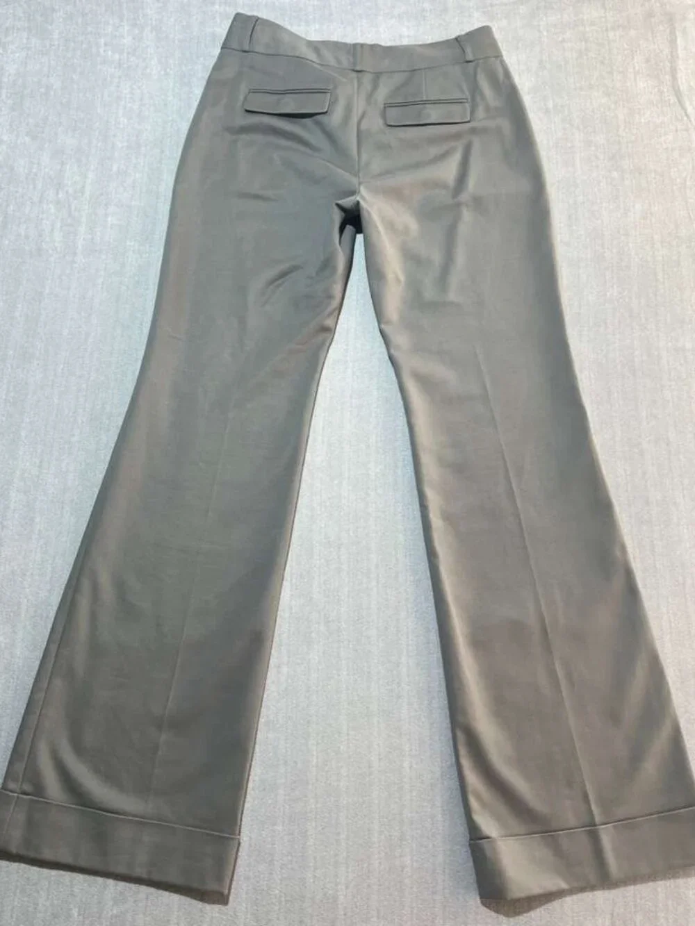 Banana Republic 718 Martin Fit Gray Stretch Dress Pants Women’s Size 4 - Picture 3 of 9
